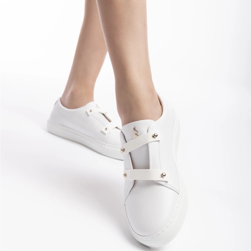 NWT! Daniel Essa NOUS SNEAKER - ALABASTER